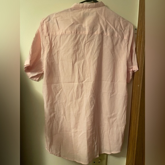 ZARA LIGHT PINK SHORT SLEEVE BUTTON DOWN SHIRT For MEN - Picture 4 of 5